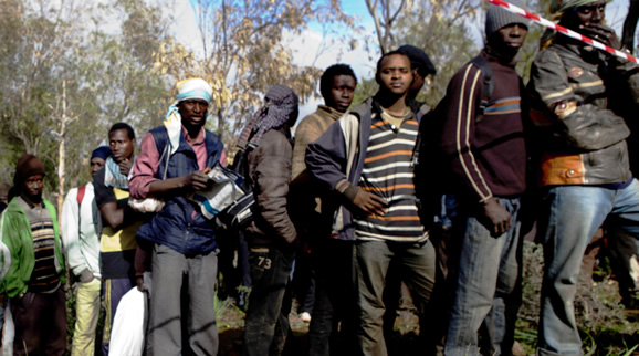 Les migrants subsahariens bloqués au Maroc, aux portes de l’Europe.